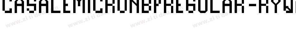CasaleMicroNbpRegular-RyqA字体转换