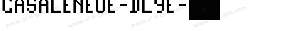 CasaleNeue-dL9E字体转换