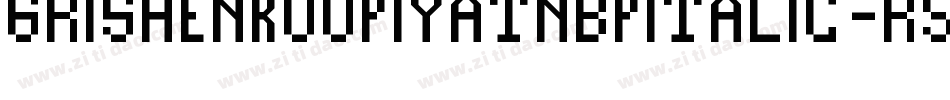 GrishenkoOpiyatNbpItalic-r57y字体转换