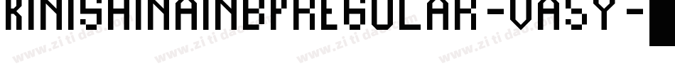 KinishinaiNbpRegular-va5y字体转换