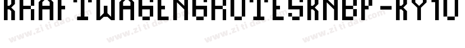 KraftwagenGroteskNbp-Ky1o字体转换