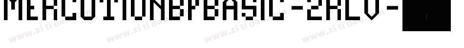 MercutioNbpBasic-2rLv字体转换