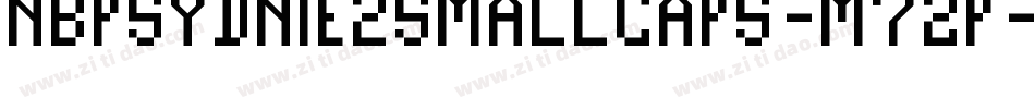 NbpSydnie2Smallcaps-M7zp字体转换