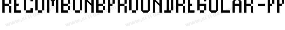 RecomboNbpRoundRegular-PPqd字体转换