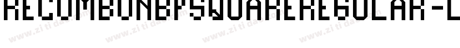 RecomboNbpSquareRegular-LPJ5字体转换