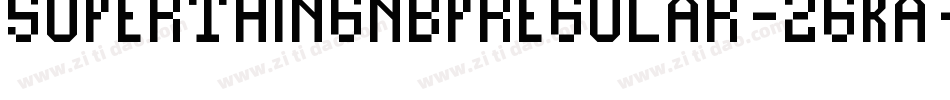 SuperthingNbpRegular-zgKa字体转换