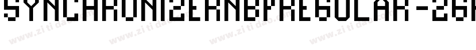 SynchronizerNbpRegular-Zgpz字体转换