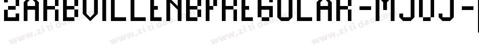 ZarbvilleNbpRegular-MJOJ字体转换