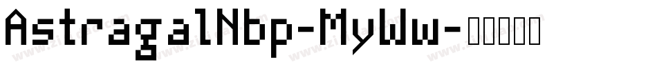 AstragalNbp-MyWw字体转换