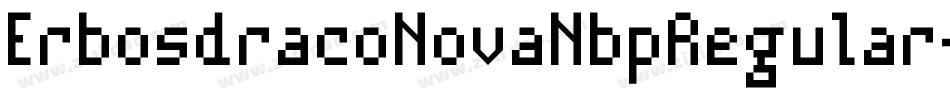 ErbosdracoNovaNbpRegular-6Lz6字体转换