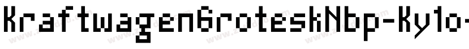 KraftwagenGroteskNbp-Ky1o字体转换