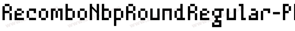 RecomboNbpRoundRegular-PPqd字体转换