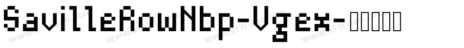 SavilleRowNbp-Vgex字体转换