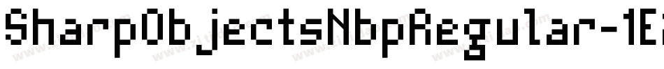 SharpObjectsNbpRegular-1E22字体转换