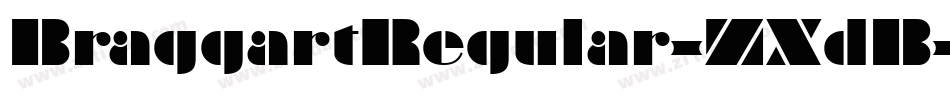 BraggartRegular-ZXdB字体转换
