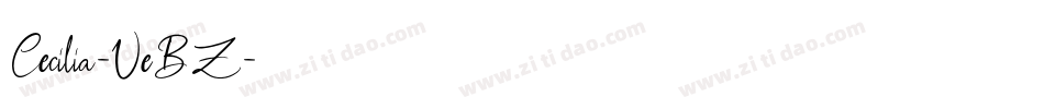 Cecilia-VeBZ字体转换