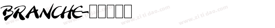 BRANCHE字体转换