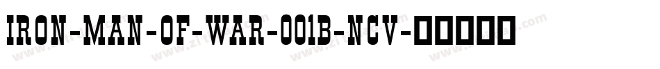 IRON-MAN-OF-WAR-001B-NCV字体转换