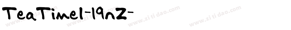 TeaTimeI-l9nZ字体转换
