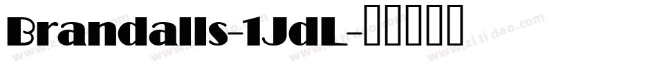 Brandalls-1JdL字体转换