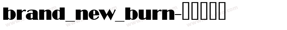 brand_new_burn字体转换