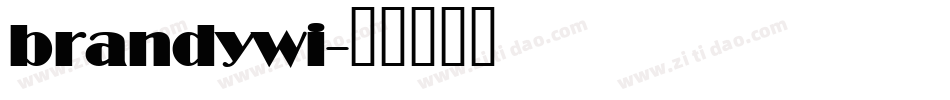 brandywi字体转换