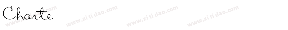 Charte字体转换