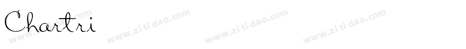 Chartri字体转换
