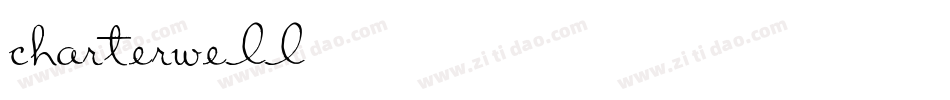 charterwell字体转换