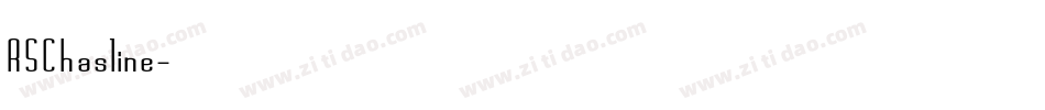 RSChasline字体转换