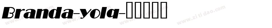 Branda-yolq字体转换