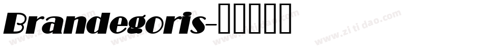 Brandegoris字体转换