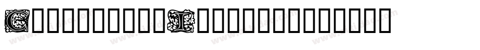 ChaucerianInitials字体转换