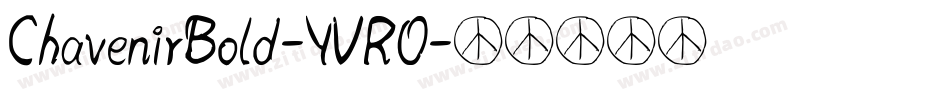 ChavenirBold-YVRO字体转换