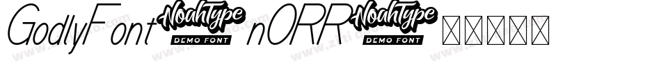 GodlyFont-nORR字体转换