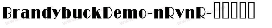 BrandybuckDemo-nRvnR字体转换