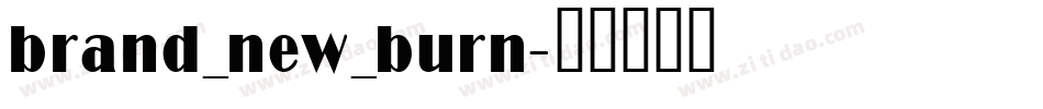 brand_new_burn字体转换