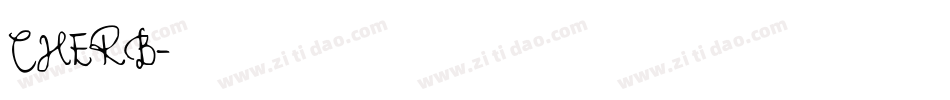 CHERB字体转换