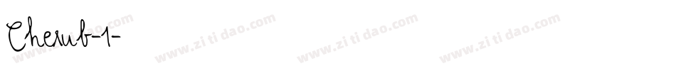 Cherub-1字体转换