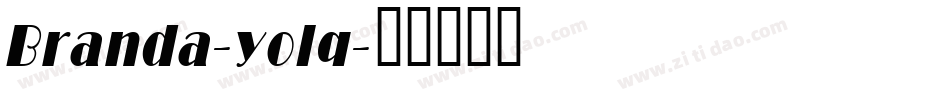 Branda-yolq字体转换