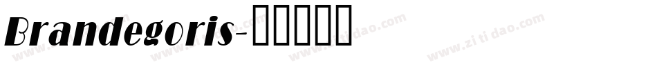 Brandegoris字体转换