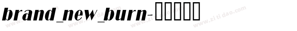 brand_new_burn字体转换