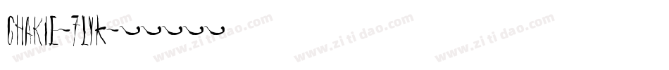Chakie-7LyK字体转换