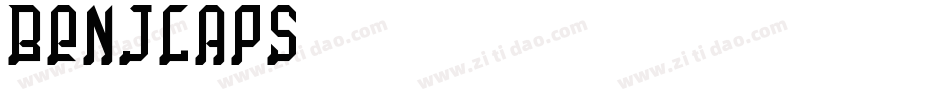 Benjcaps字体转换