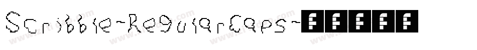 Scribble-RegularCaps字体转换