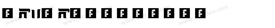 Childhood字体转换
