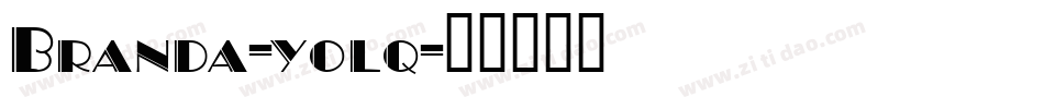 Branda-yolq字体转换
