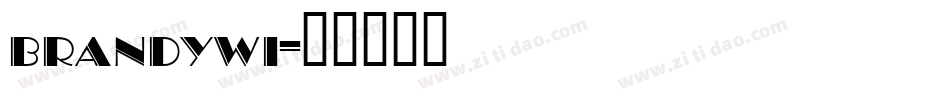 brandywi字体转换
