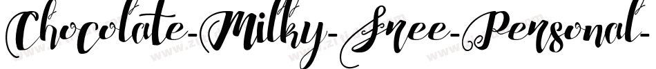 Chocolate-Milky-Free-Personal-2字体转换