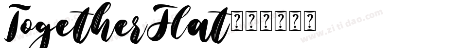 TogetherFlat字体转换